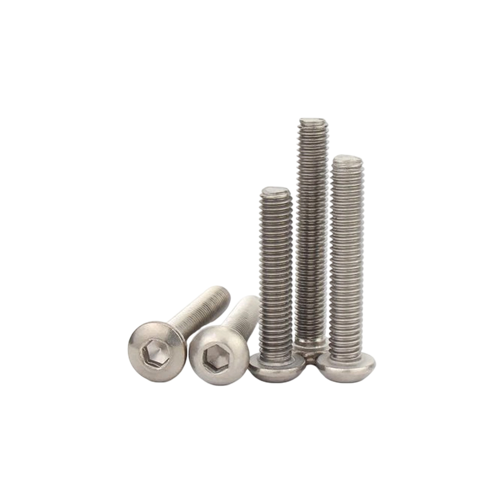 Tornillo de cabeza de botón de enchufe