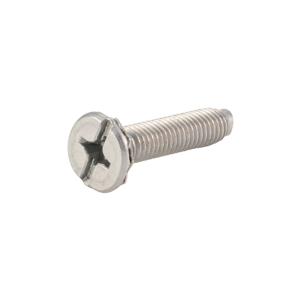 Tornillo combinado de dientes externos Phillips con cabeza avellanada