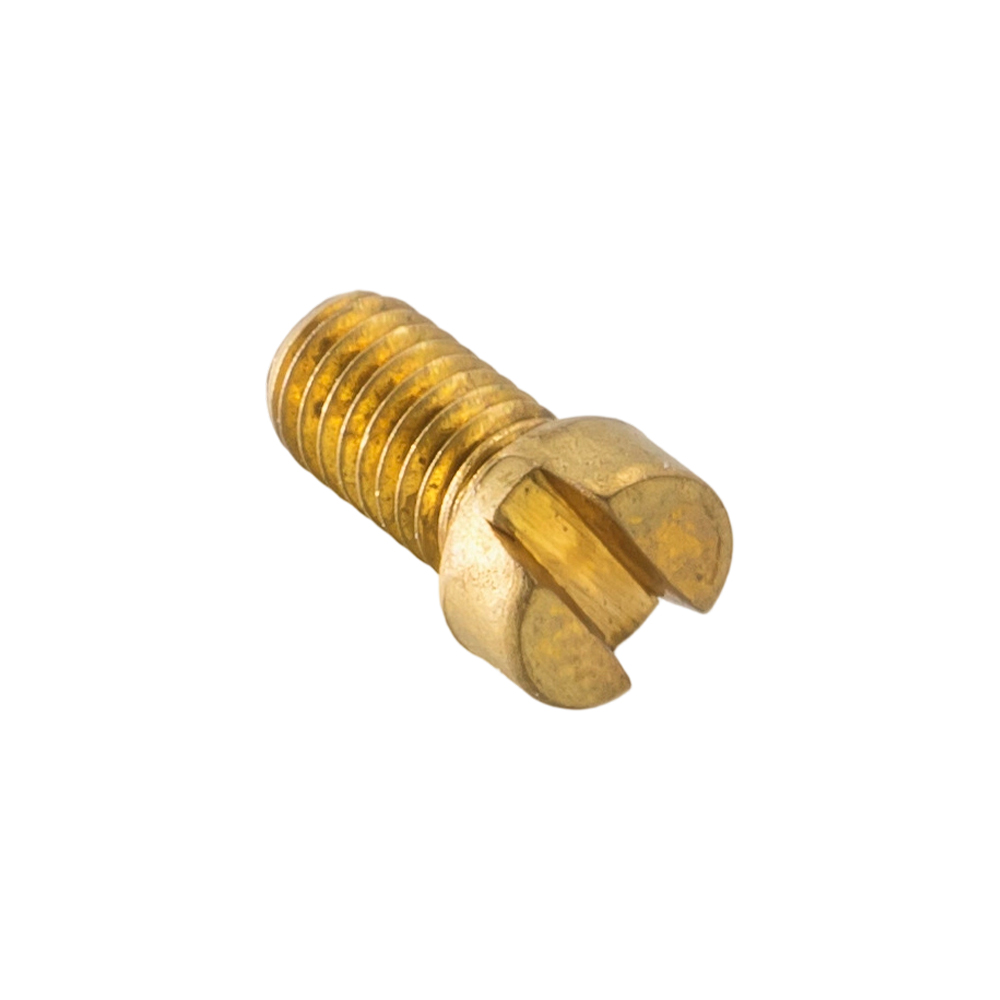 Tornillo de latón con cabeza ranurada
