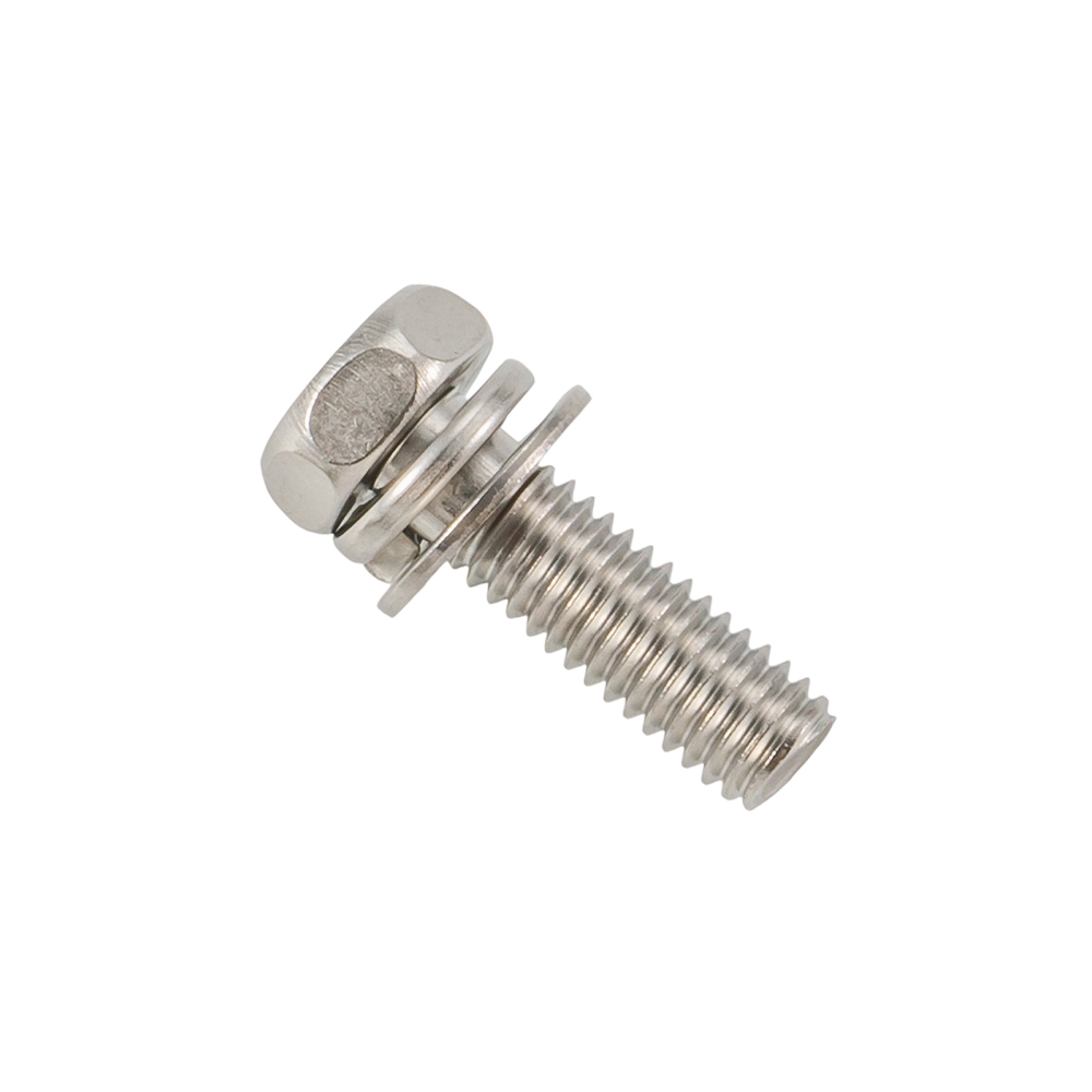 Tornillo SEMS de accionamiento combinado Phillips/ranurado con cabeza hexagonal