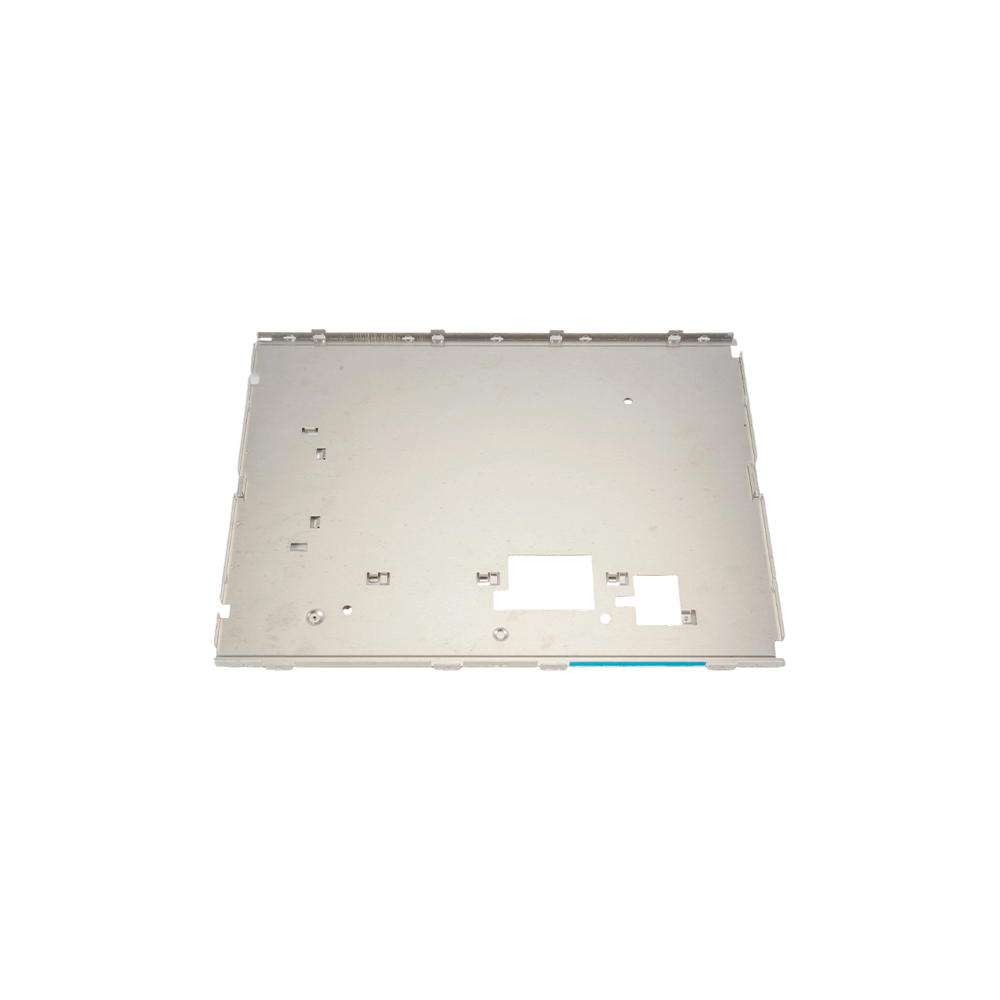 Placa posterior de chapa metálica para equipos